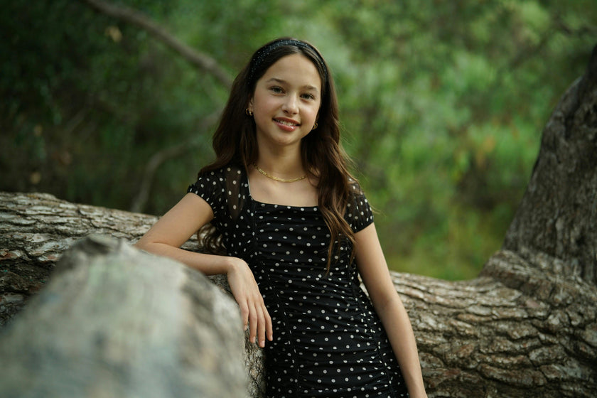 Girls Polka Dot Amelia Dress