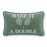 Make It A Double Needlepoint Pillow