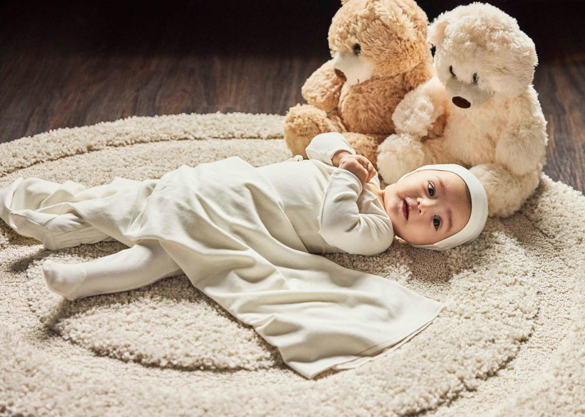 Teddy Wrap Footie And Beanie