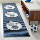 Carousel Kids Buster Rug, Navy