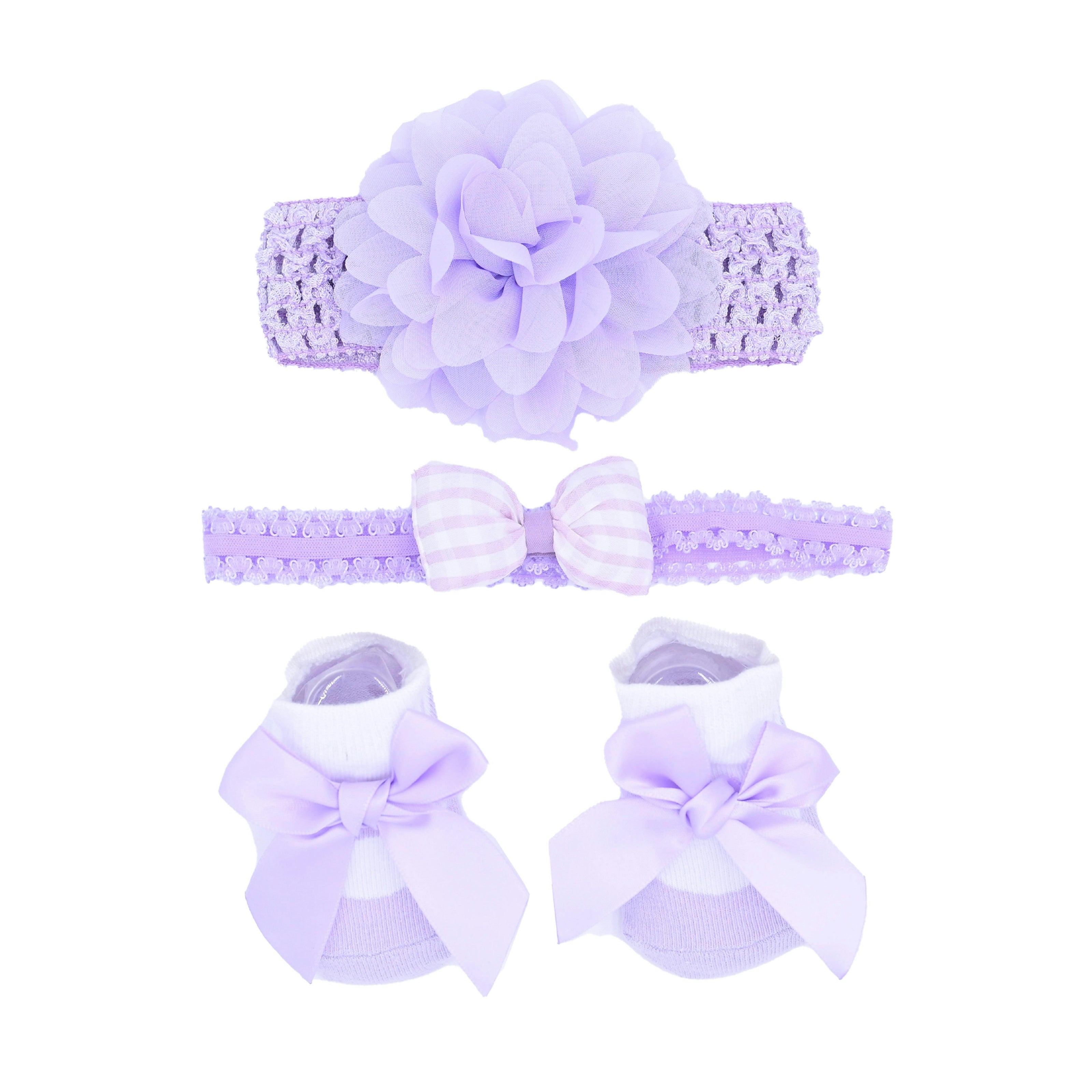 Little Blossoms Headband & Sock Gift Set