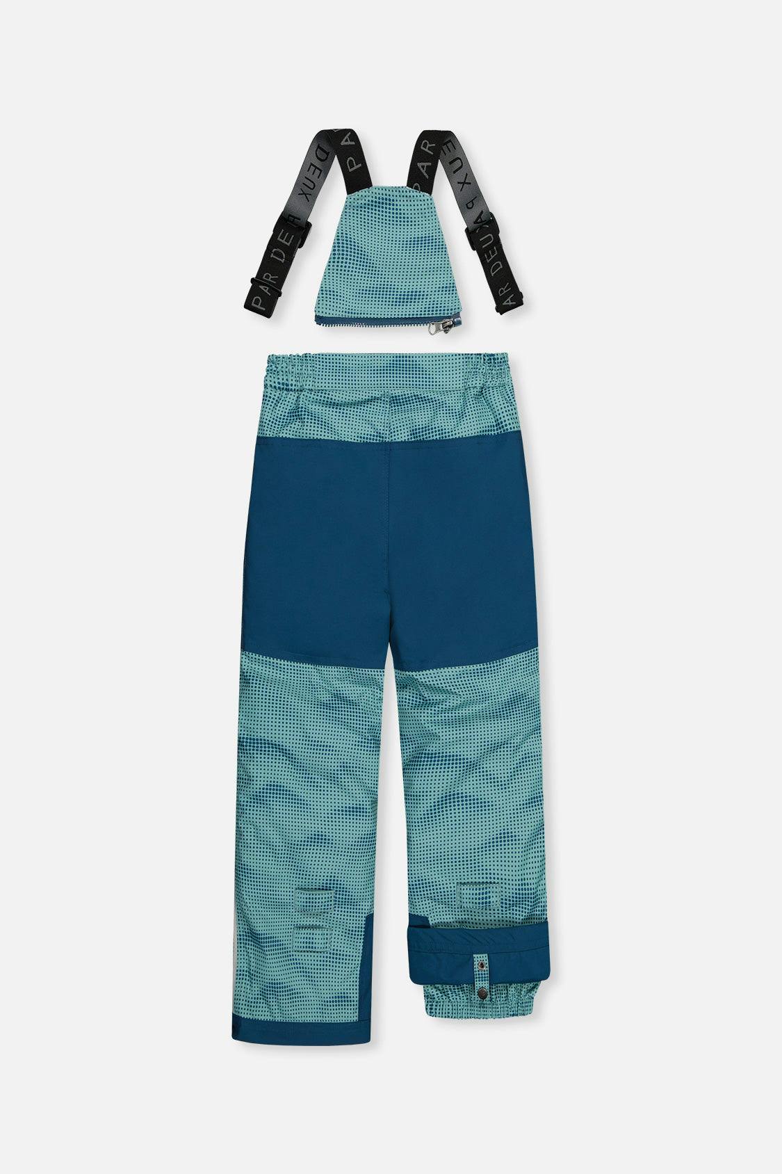 Two Piece Play Snowsuit Greyish Blue And Navy With Greyish Blue Pants