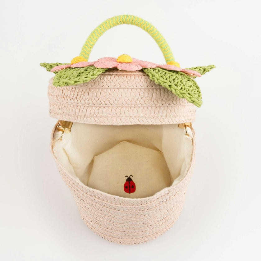 Flower Pot Basket Bag