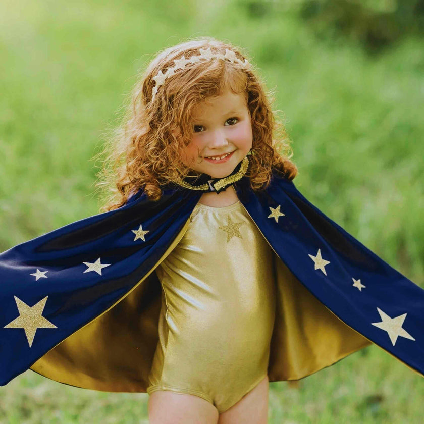 Magical Wizard Cape Set - Navy