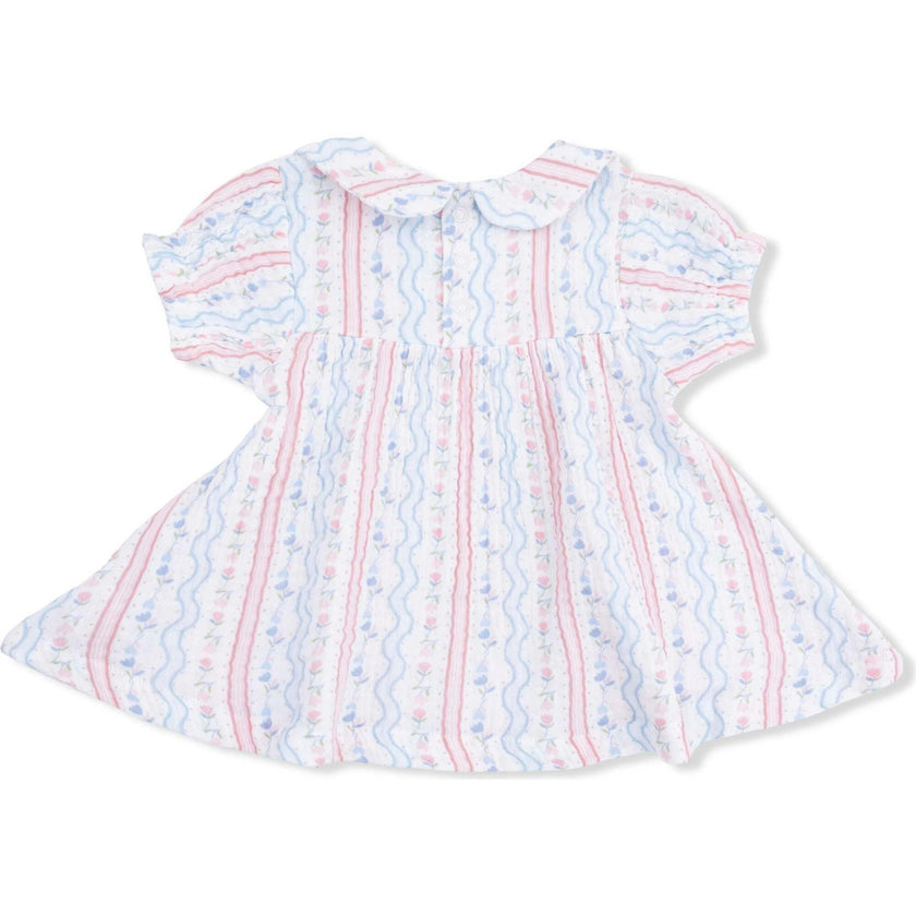 Tulip Stripe - Smocked Dress Set