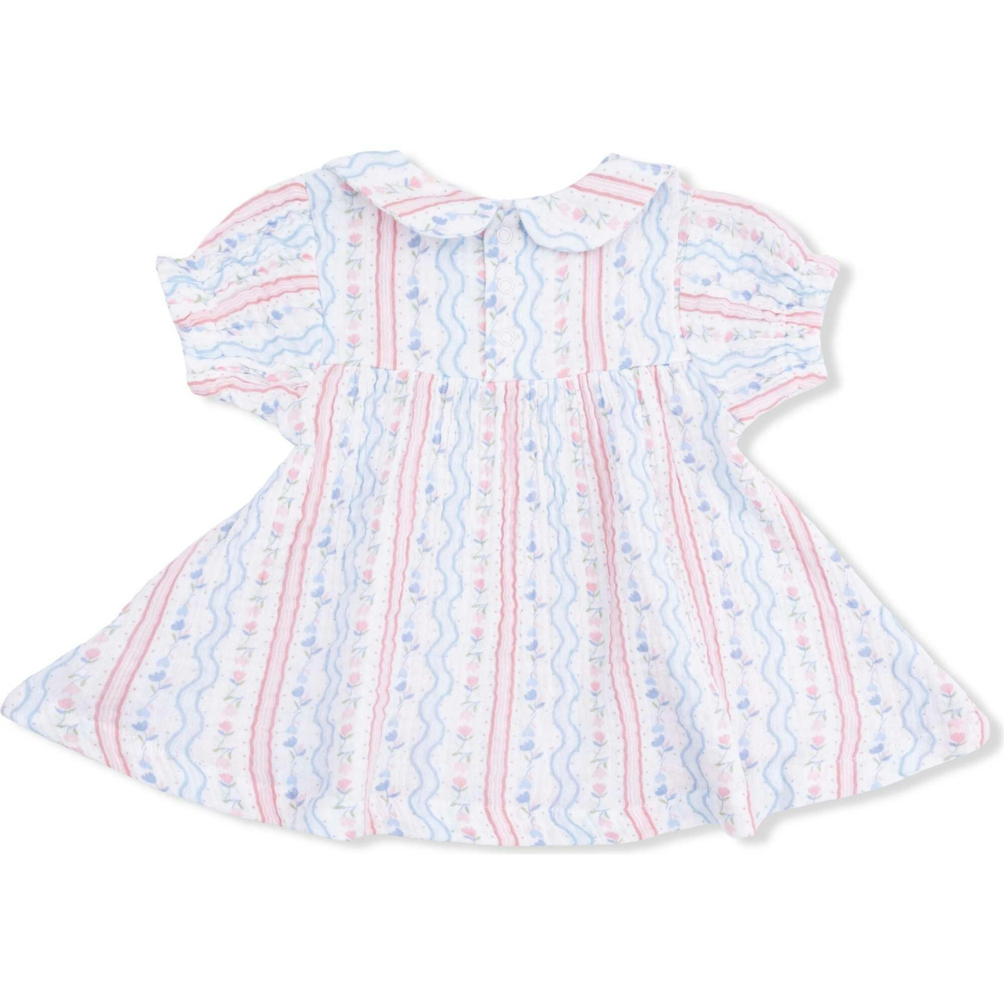 Tulip Stripe - Smocked Dress Set