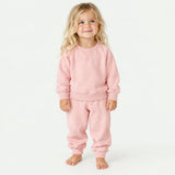 Sherpa Raglan Sweatshirt + Jogger Set