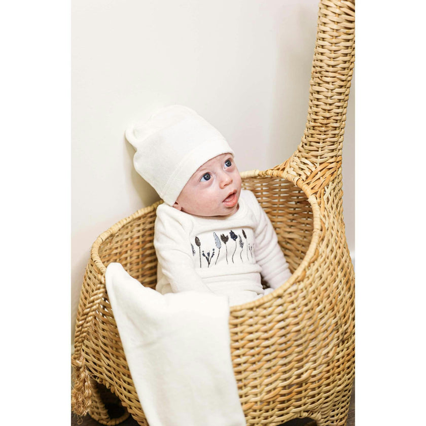 Boys Winter Garden Embroidered Long Sleeve Long Sleeve Footie