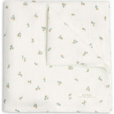 Muslin Swaddle Blanket - Palmer Floral / Dune + Laguna