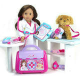 Sophia's 9-Piece Medical Kit with Realistic Devices and for 18" Dolls, Multi