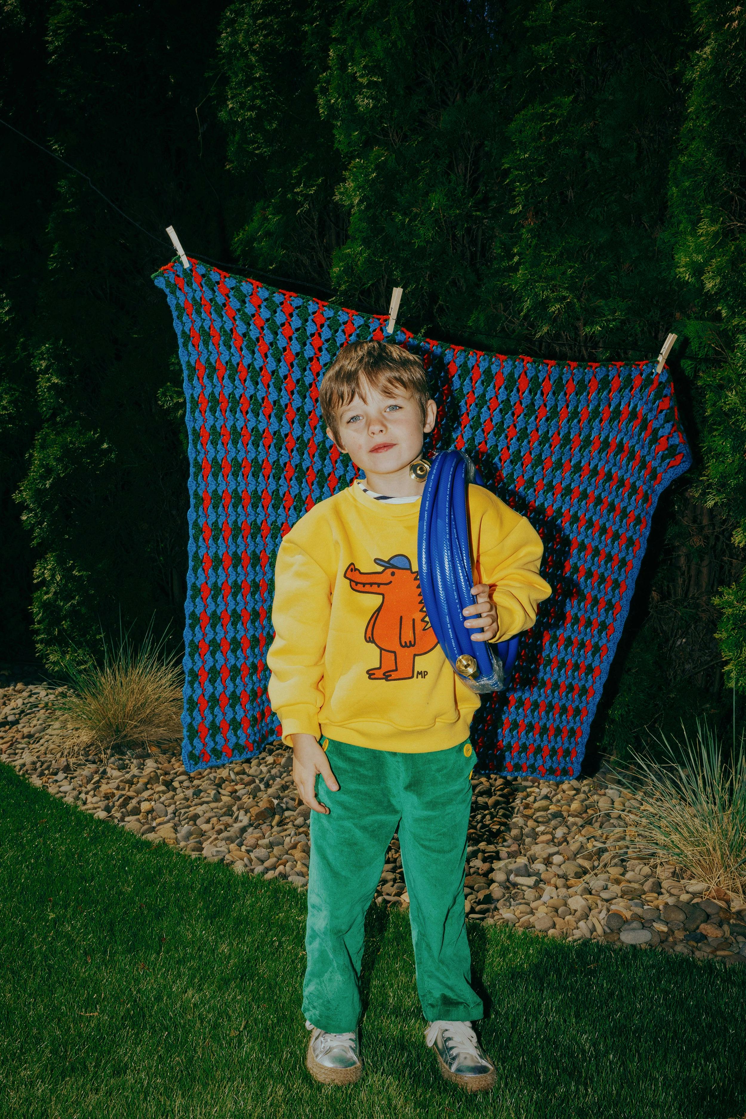 Royal Green Cord Pants