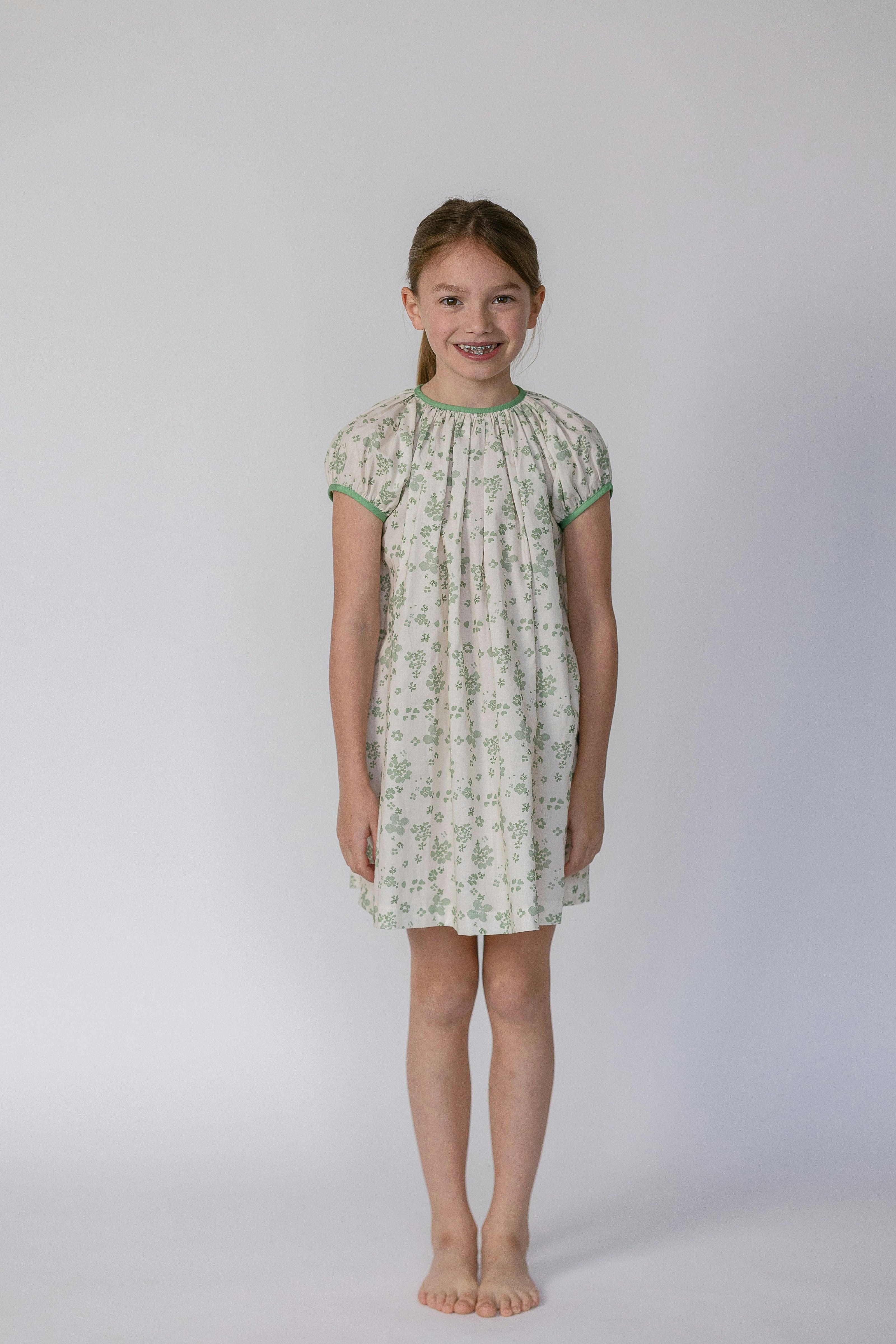 Ella Dress in Flutter Flower