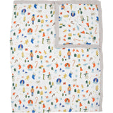 Cotton Muslin Quilted Throw - Christmas Time