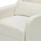 Adrian Swivel Glider with Storage Ottoman