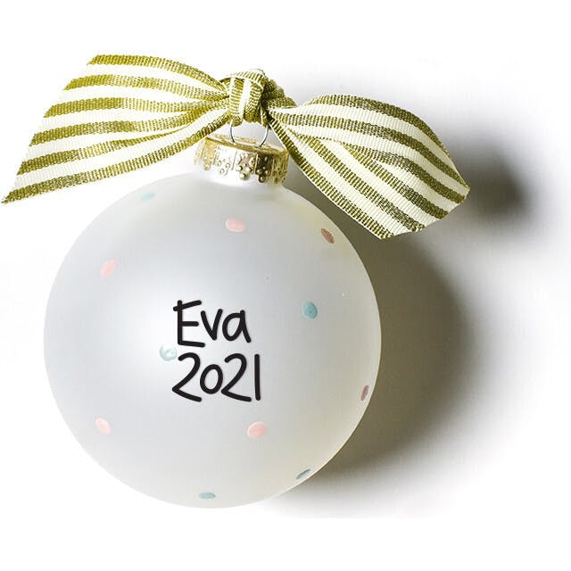 Mom To Be Glass Ornament