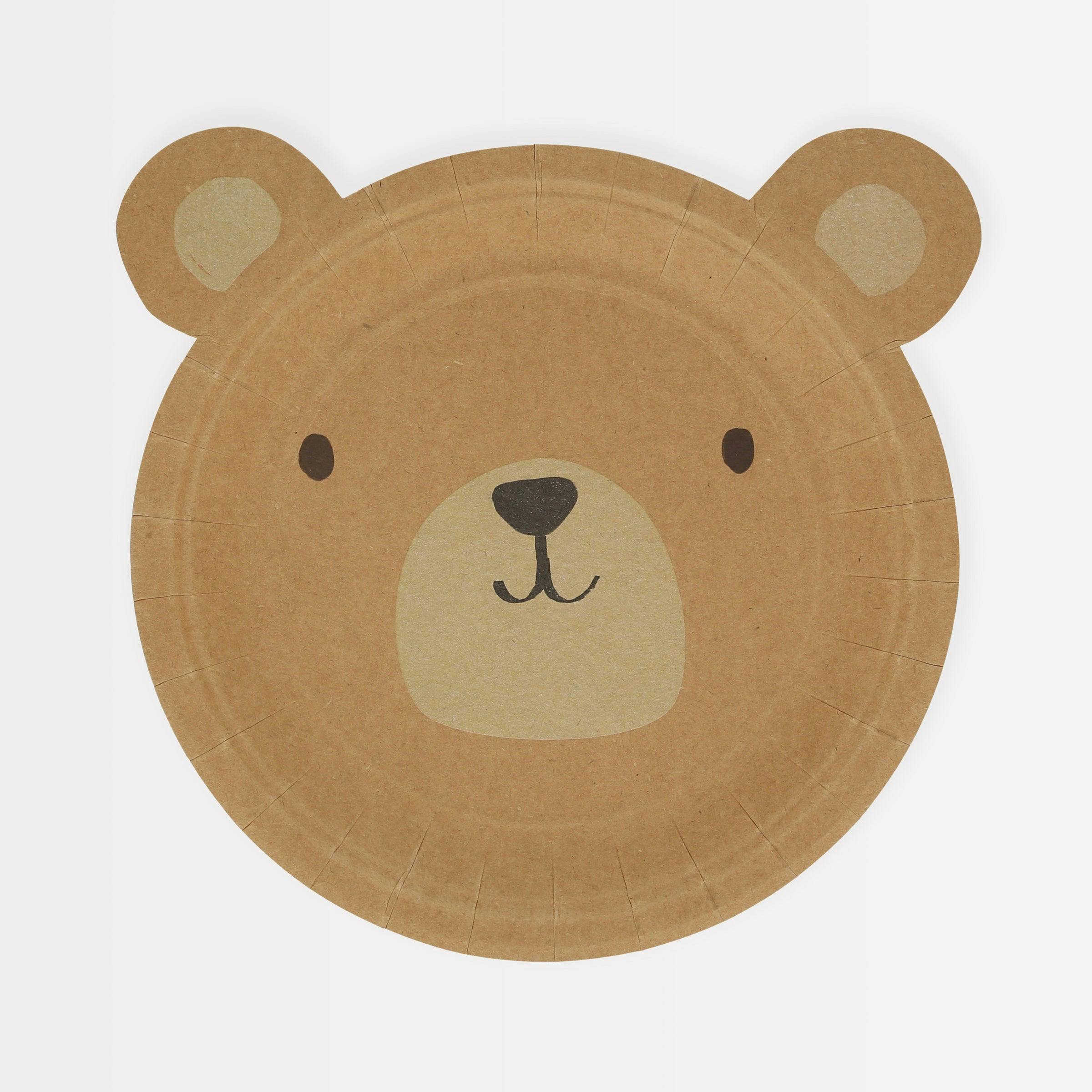Woodland Bear Plates