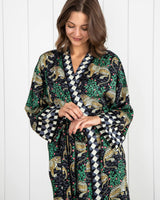 Bagheera - Eco Satin Robe - Ink