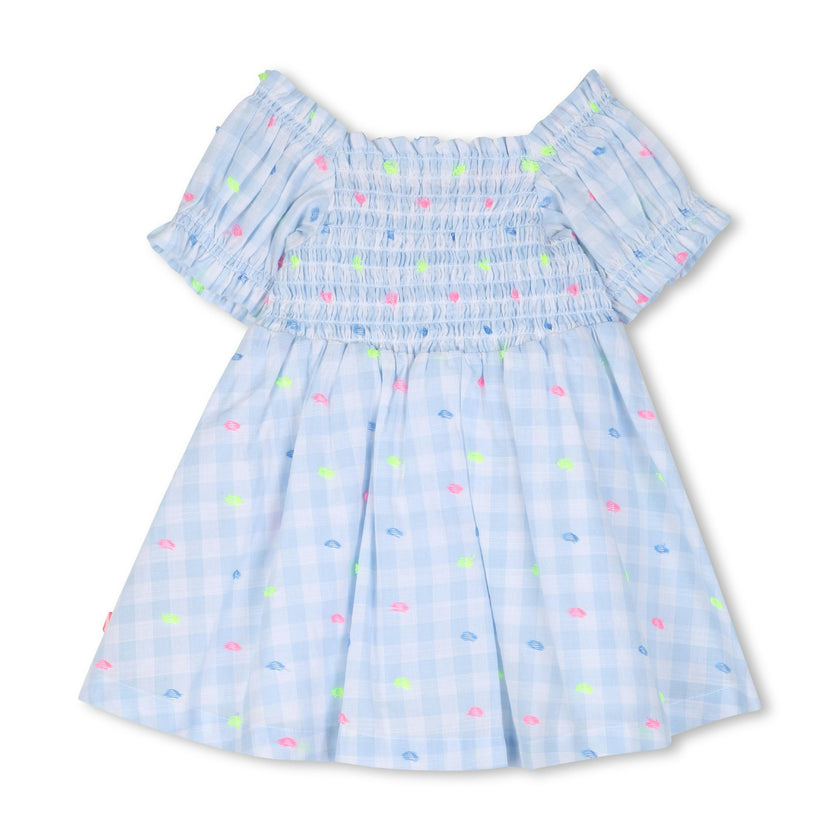 Light Blue Checkered Kids’ Dress