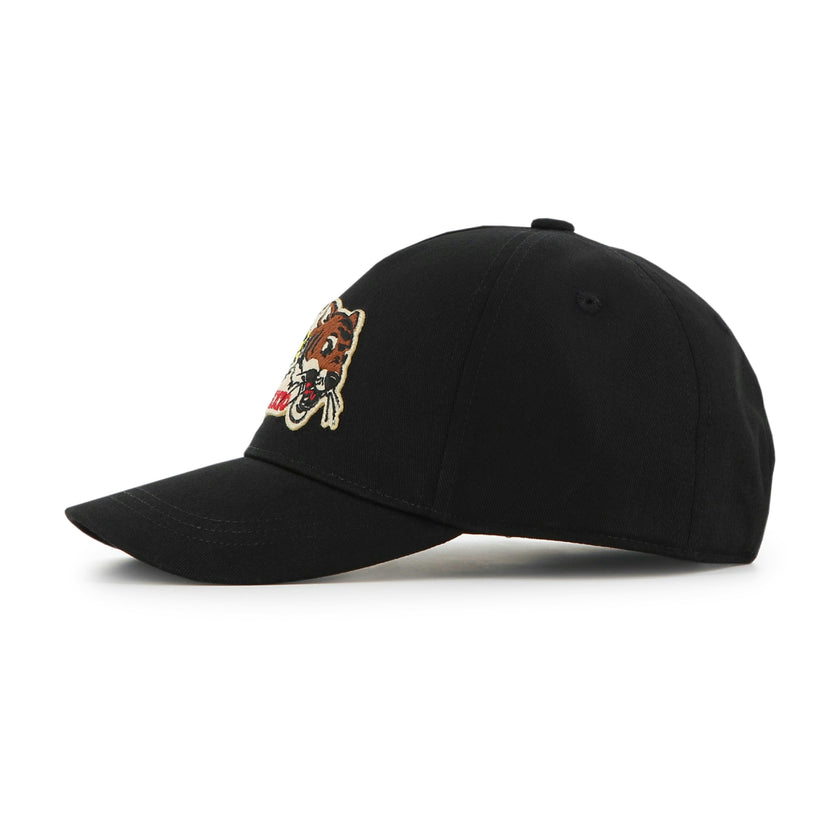 Black Embroidered Cap