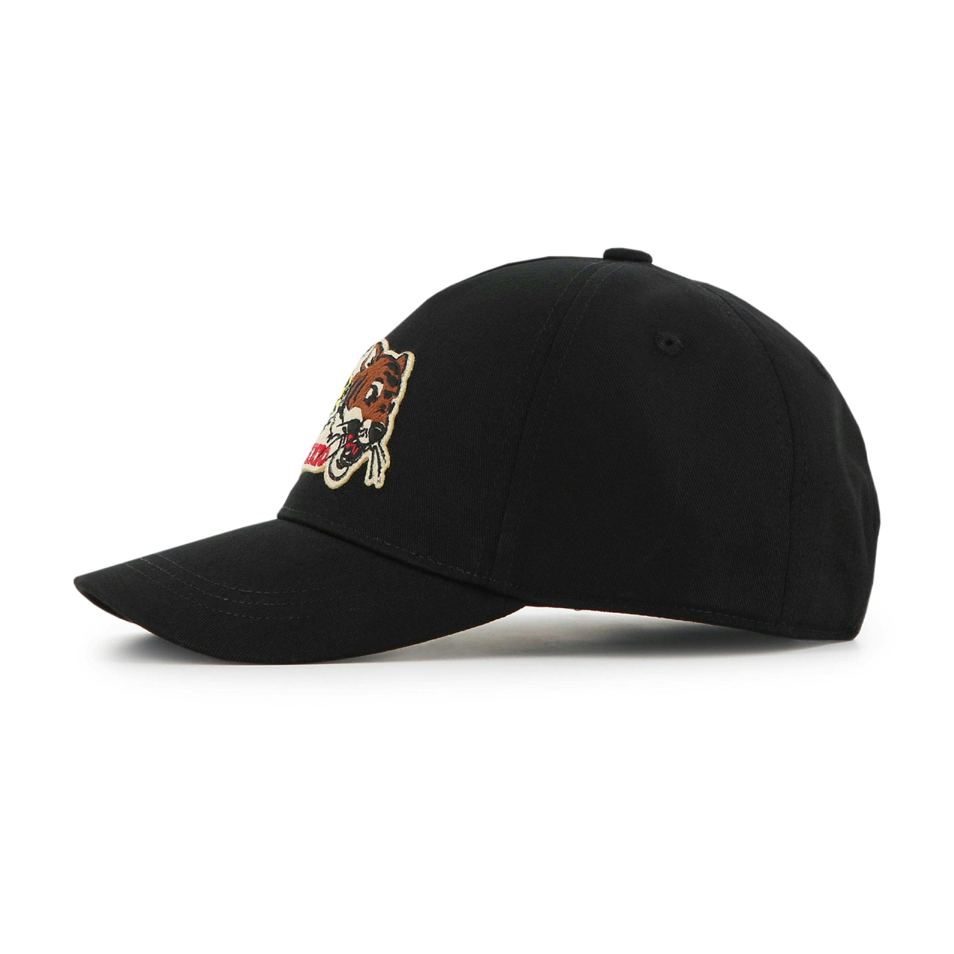 Black Embroidered Cap