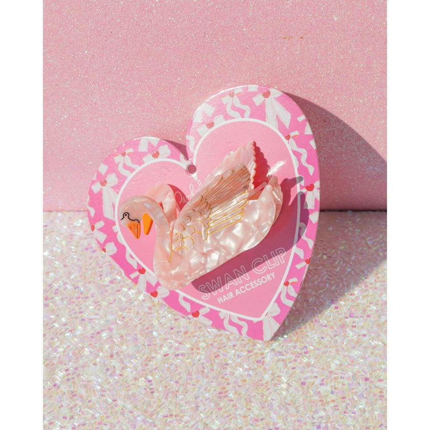Packed Party Swan Style Claw Clip
