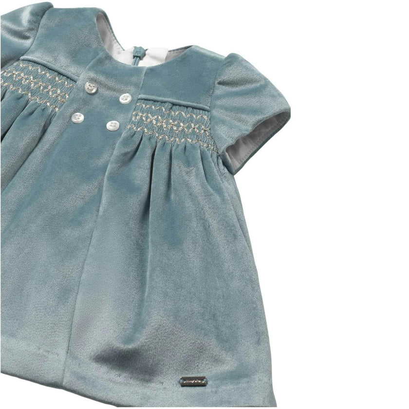 Newborn Girl Velvet Dress