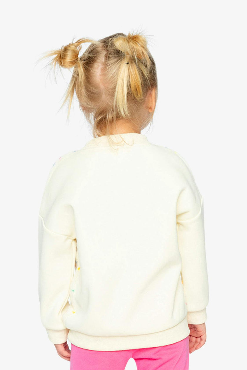 Bi-Material Sweater Off-White
