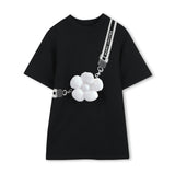 Navy Daisy Strap Dress