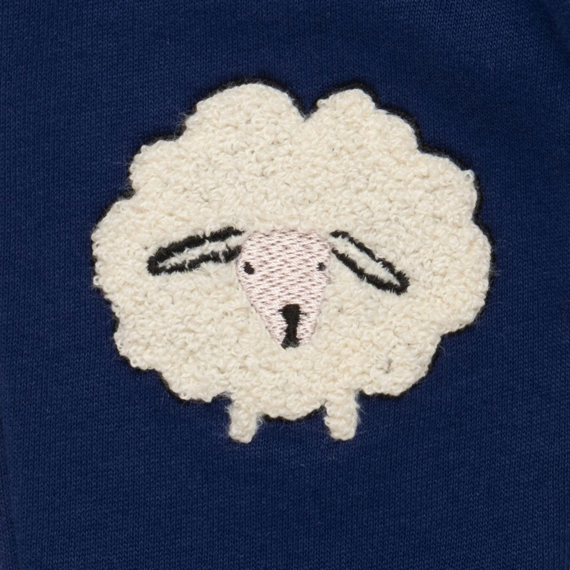 Embroidered Cozy Sheep Jogger