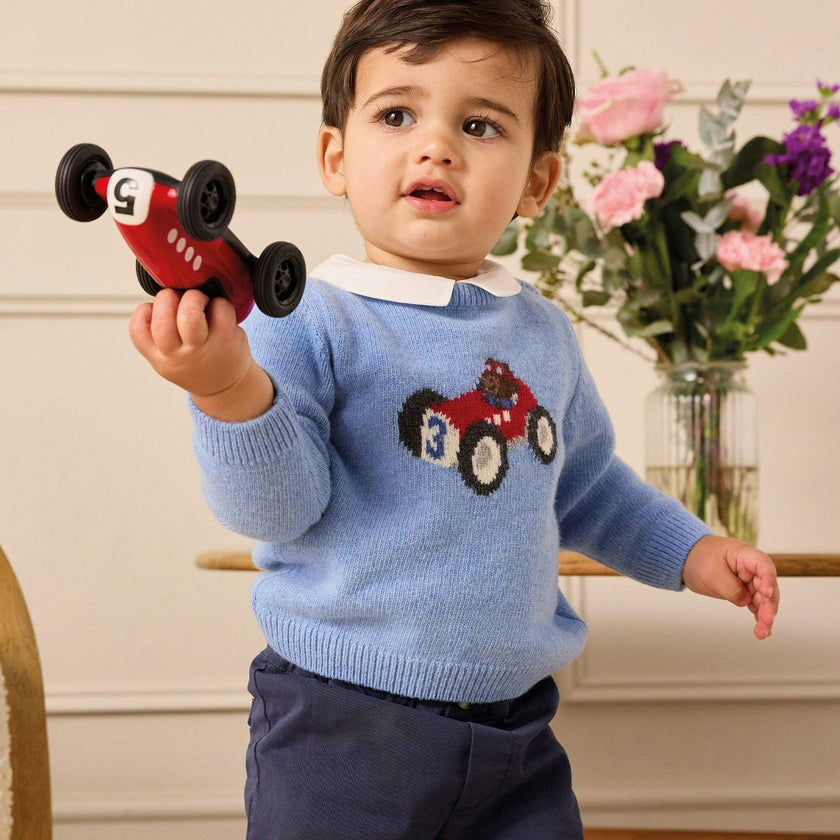 Baby Henry Car and Bear Sweater