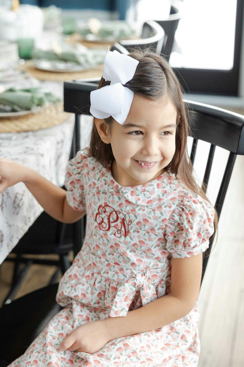 Floral Dress with Tie