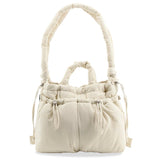 Puffy Tote in Beige