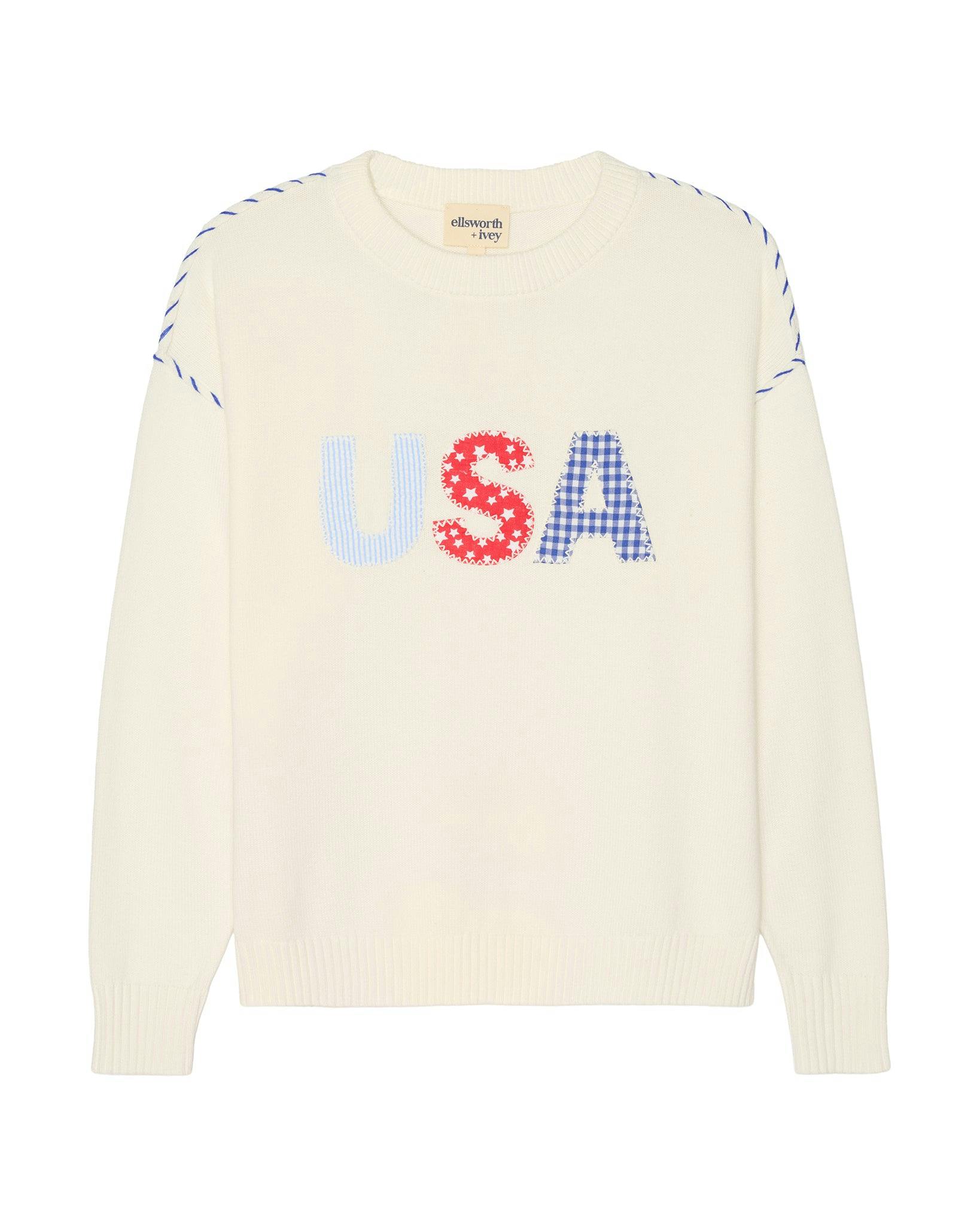 Riley Crew - USA Patchwork