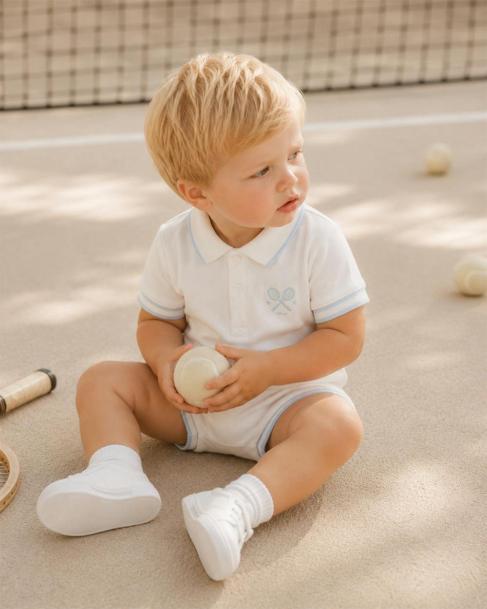 Cory Tennis Baby Romper