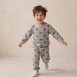 Organic Tee & Pant Slouch Set - Woodland Bear