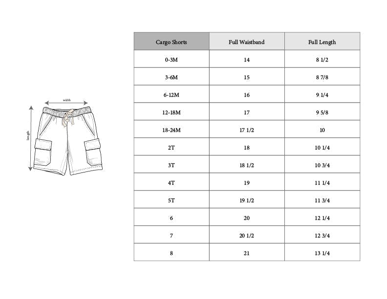 Boy's Cargo Shorts Seagrass
