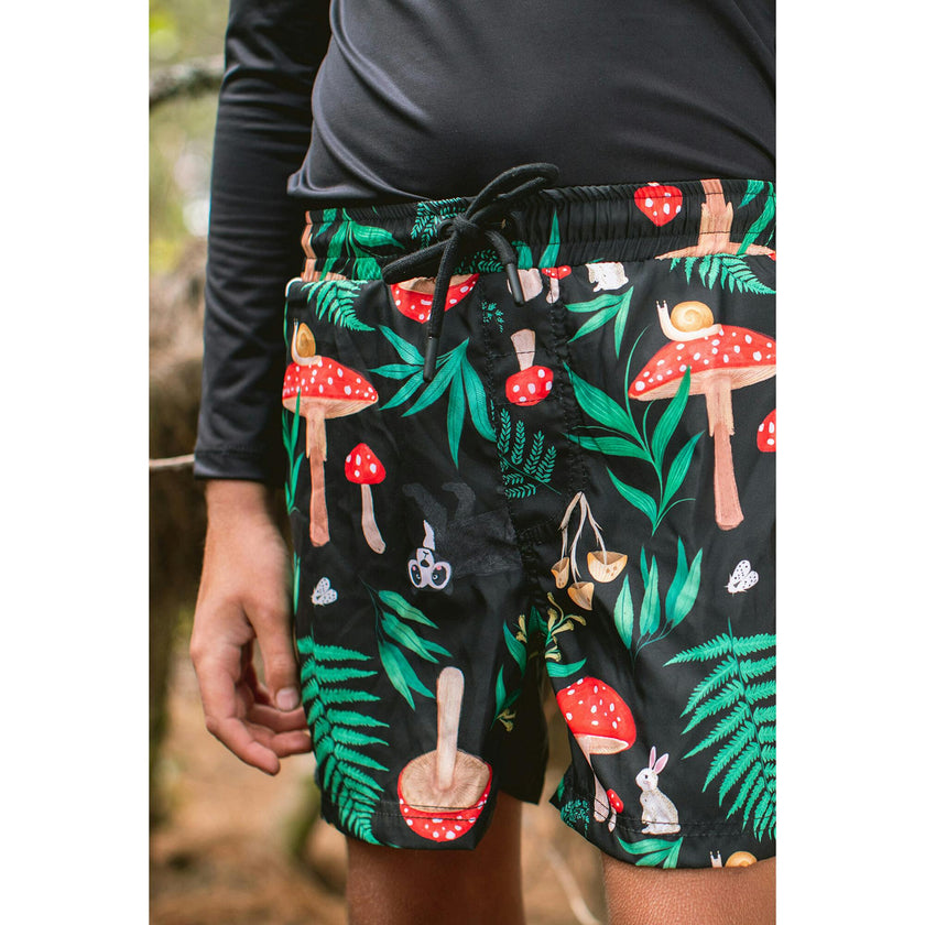 EL BOSQUE DE ALBEART NEGRO - SWIMSHORTS