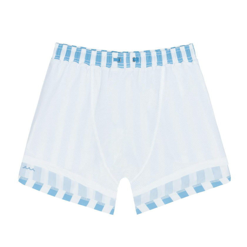 men's bay stripe boardie
