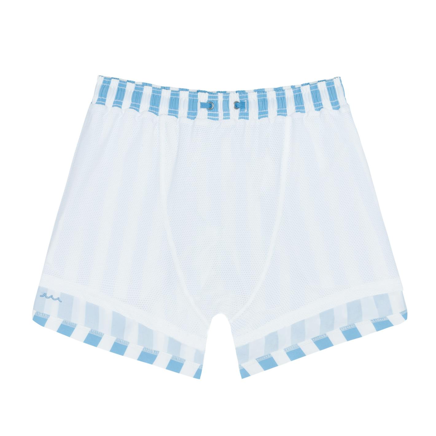 men's bay stripe boardie