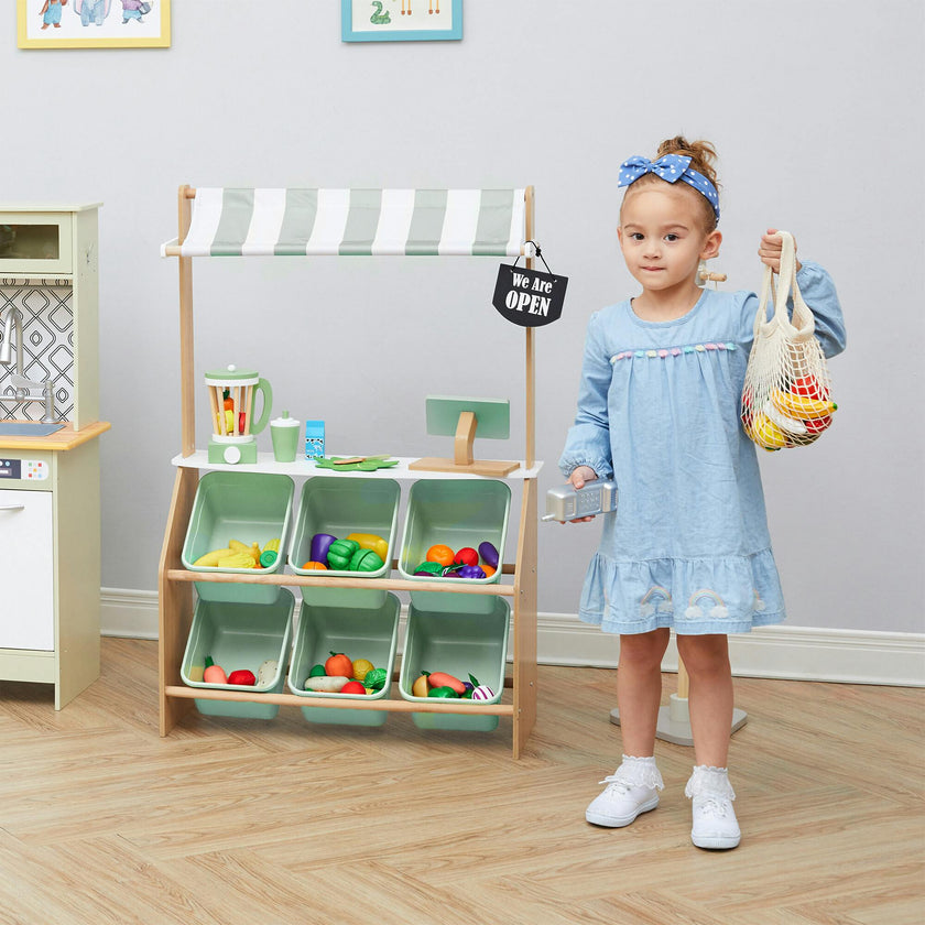 Little Helper Market Play Stand Play Kitchen