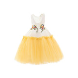 Yellow Aquino Floral Garden Dress