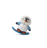 McHugs Snowboarder Glacier Penguin Weighted Plush 25cm