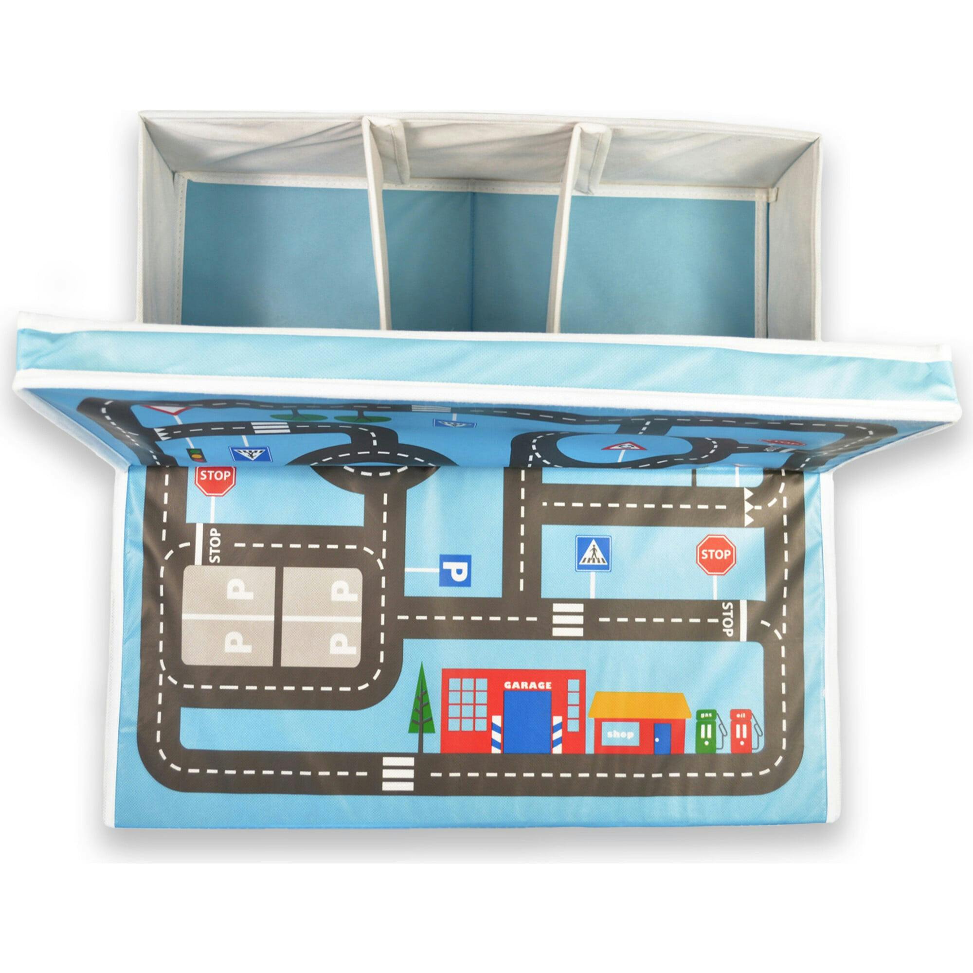 Fun2Give Pop-it-Up Garage with Road Playmat and Storage