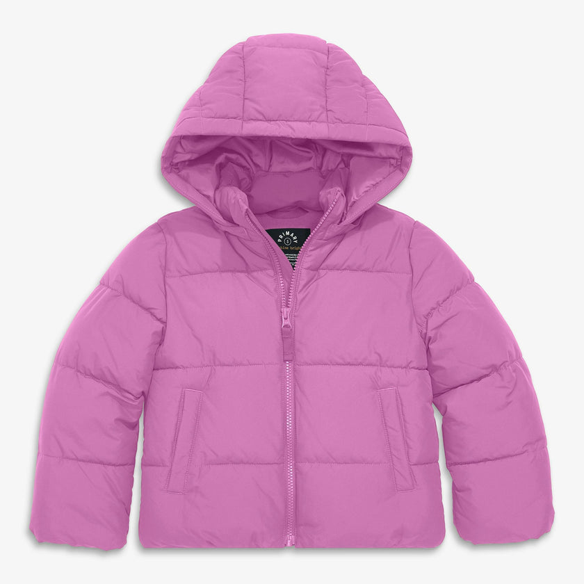 Kids fleece-lined puffer jacket