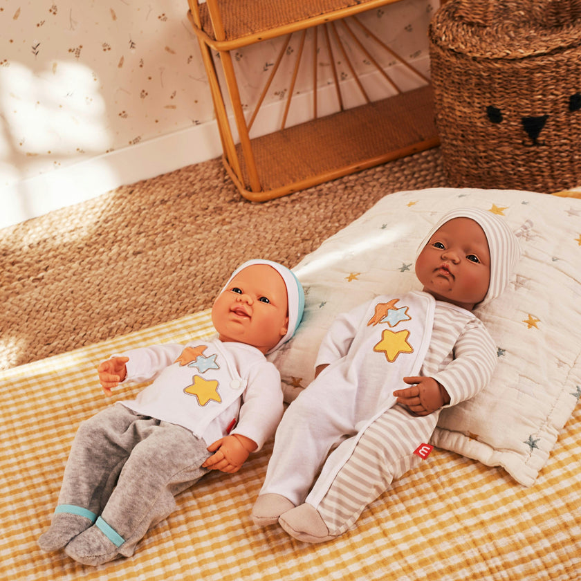 2 Piece Grey Pajama Set Outfit for 15 3/4" Baby Doll