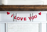 I Love You Garland (Red)