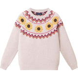 Kids Fair Isle Sweater W/Flare Legging Set