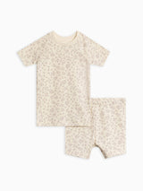 2-Piece Short Sleeve Jammie Set Wave Stripe / Rain