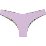 Women'S Reversible Ruched Teeny Bikini Bottom, Florals