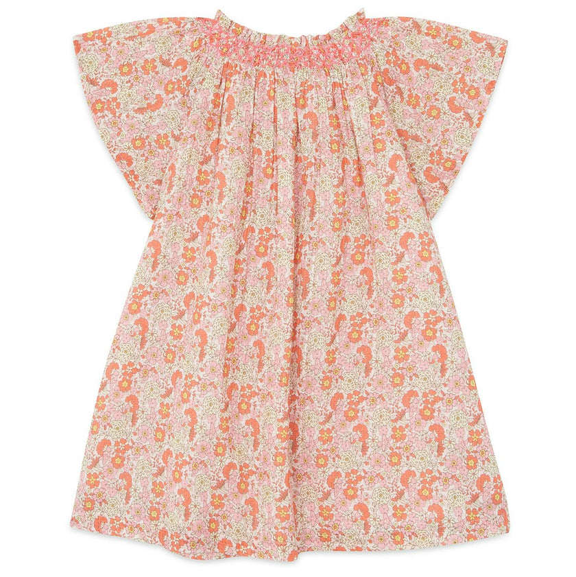 BONTON Noisette Baby Dress - Rose Fiesta